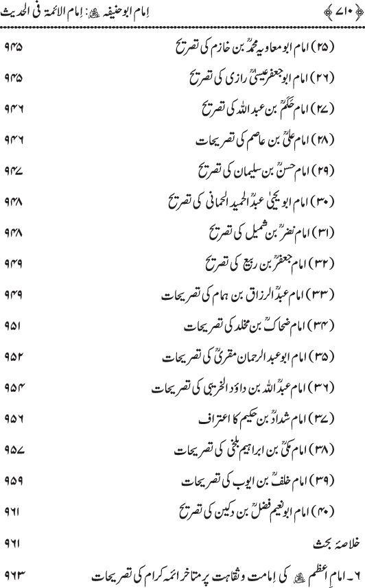 Imam Abu Hanifa: Imam al-A’imma fi al-Hadith (Jild Duwum)