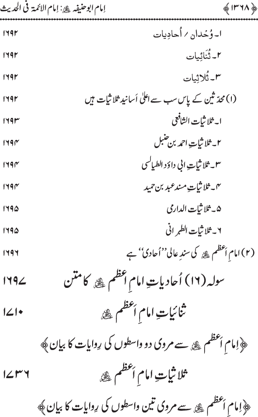 Imam Abu Hanifa: Imam al-A’imma fi al-Hadith (Jild Siwum)