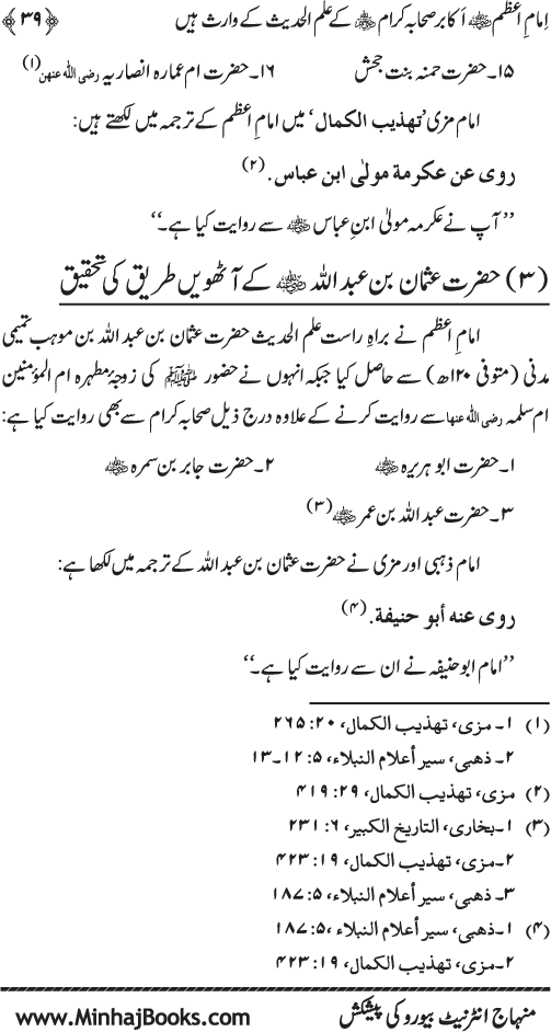 Sahaba Karam awr A’imma Ahl Bayt (R.A.) se Imam A‘zam (R.A.) ka Akhz-e-Faiz