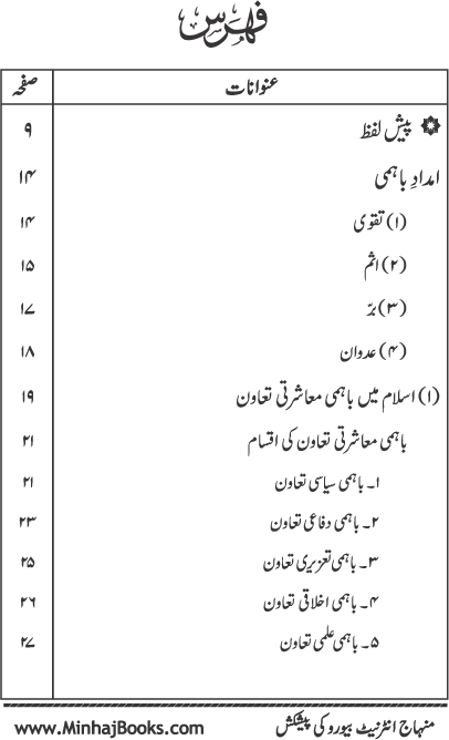 Islam awr Kafalat-e-‘Amma