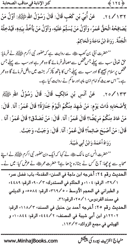 Sahaba Karam (R.A.) ke Faza’il-o-Manaqib