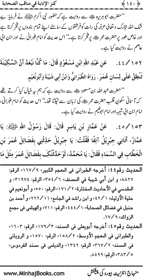 Sahaba Karam (R.A.) ke Faza’il-o-Manaqib