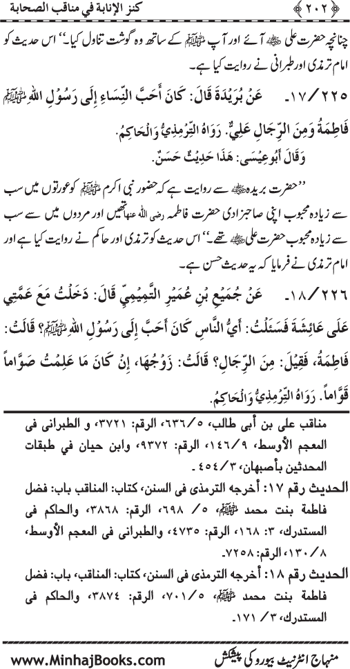 Sahaba Karam (R.A.) ke Faza’il-o-Manaqib