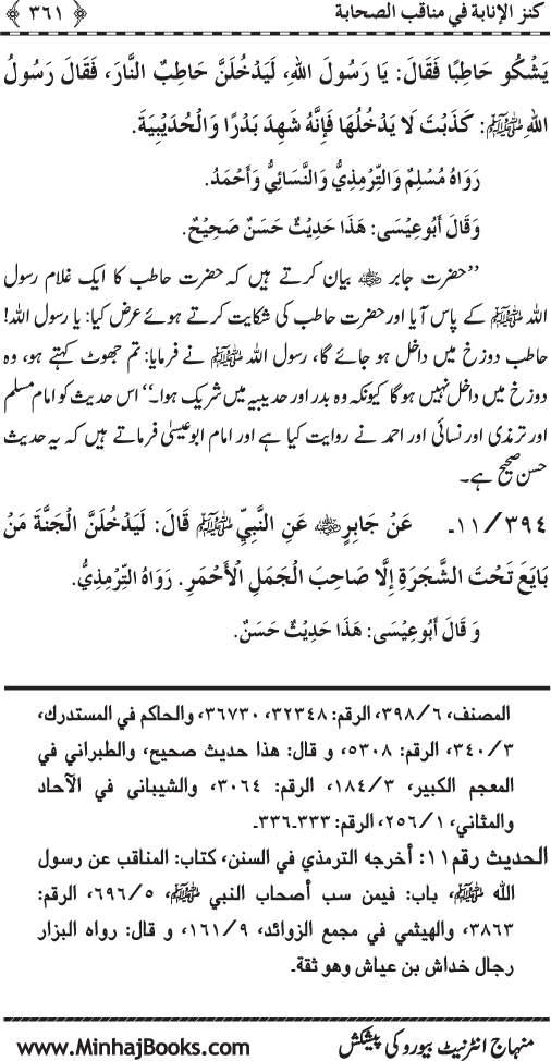 Sahaba Karam (R.A.) ke Faza’il-o-Manaqib