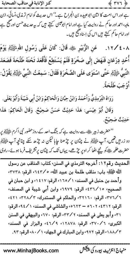 Sahaba Karam (R.A.) ke Faza’il-o-Manaqib