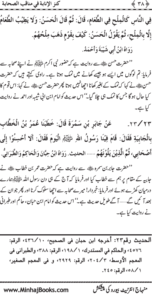 Sahaba Karam (R.A.) ke Faza’il-o-Manaqib