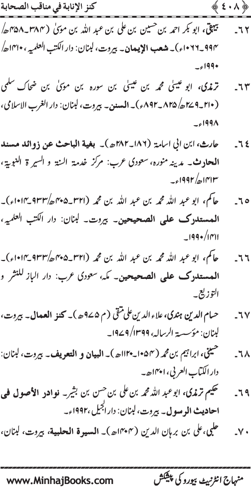 Sahaba Karam (R.A.) ke Faza’il-o-Manaqib