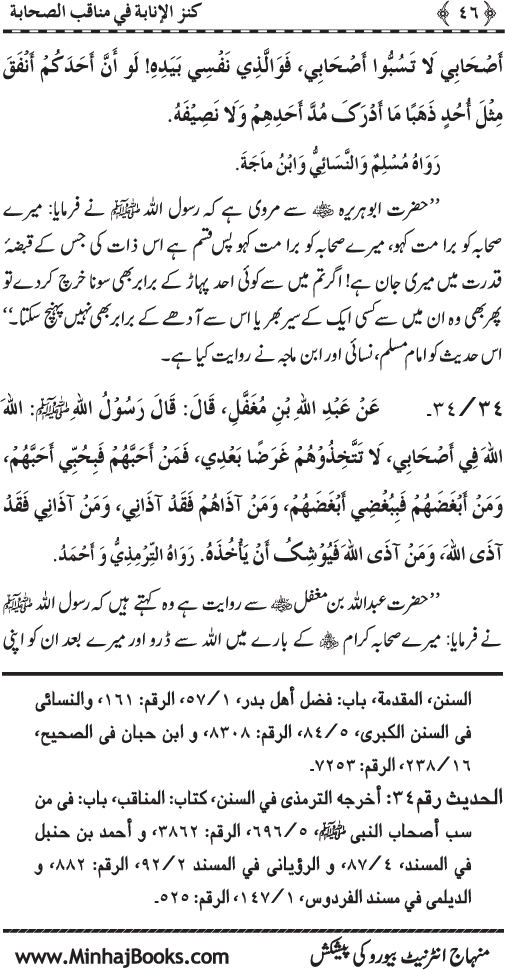 Sahaba Karam (R.A.) ke Faza’il-o-Manaqib