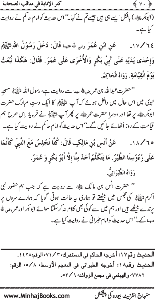 Sahaba Karam (R.A.) ke Faza’il-o-Manaqib