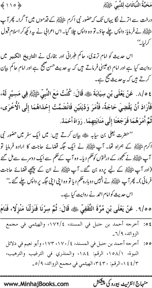 Huzur (PBUH) se Haywanat, Jamadat awr Nabatat ki Mahabbat