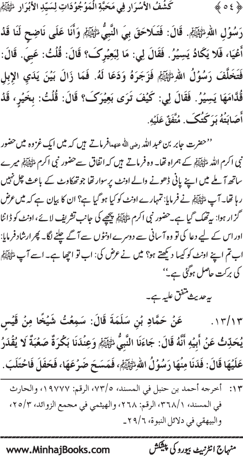 Huzur (PBUH) se Haywanat, Jamadat awr Nabatat ki Mahabbat