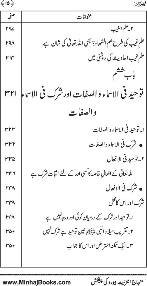 Kitab al-Tawhid (Jild Awwal)