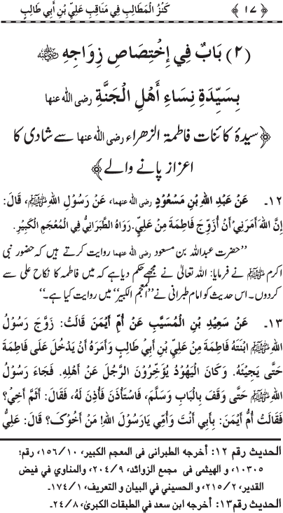 Sayyiduna ‘Ali (R.A.) ke Faza’il-o-Manaqib