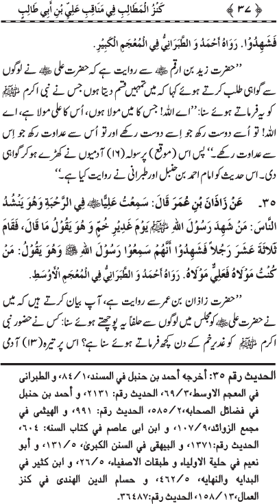 Sayyiduna ‘Ali (R.A.) ke Faza’il-o-Manaqib