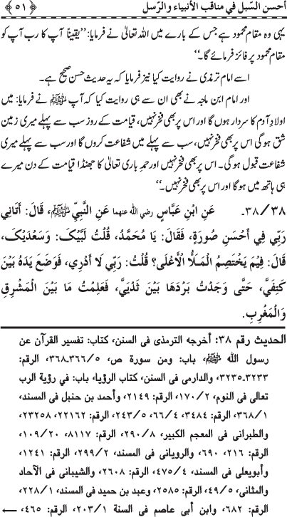 Anbiya’ wa Rusul (A.S.) ke Faza’il-o-Manaqib