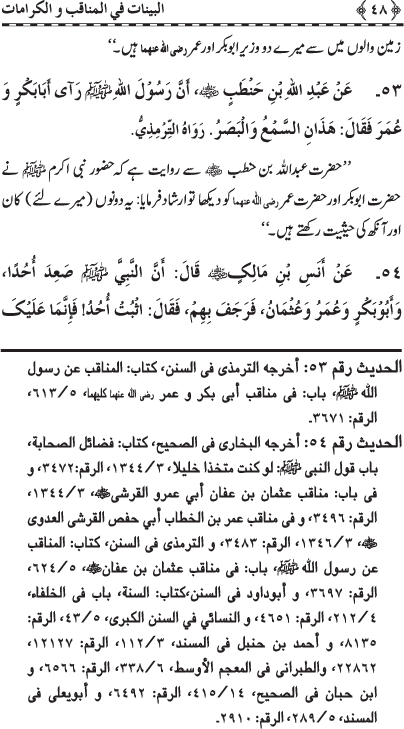 Fazail o Karamaat - - - Ahadith e Nabawi ki roshni mein