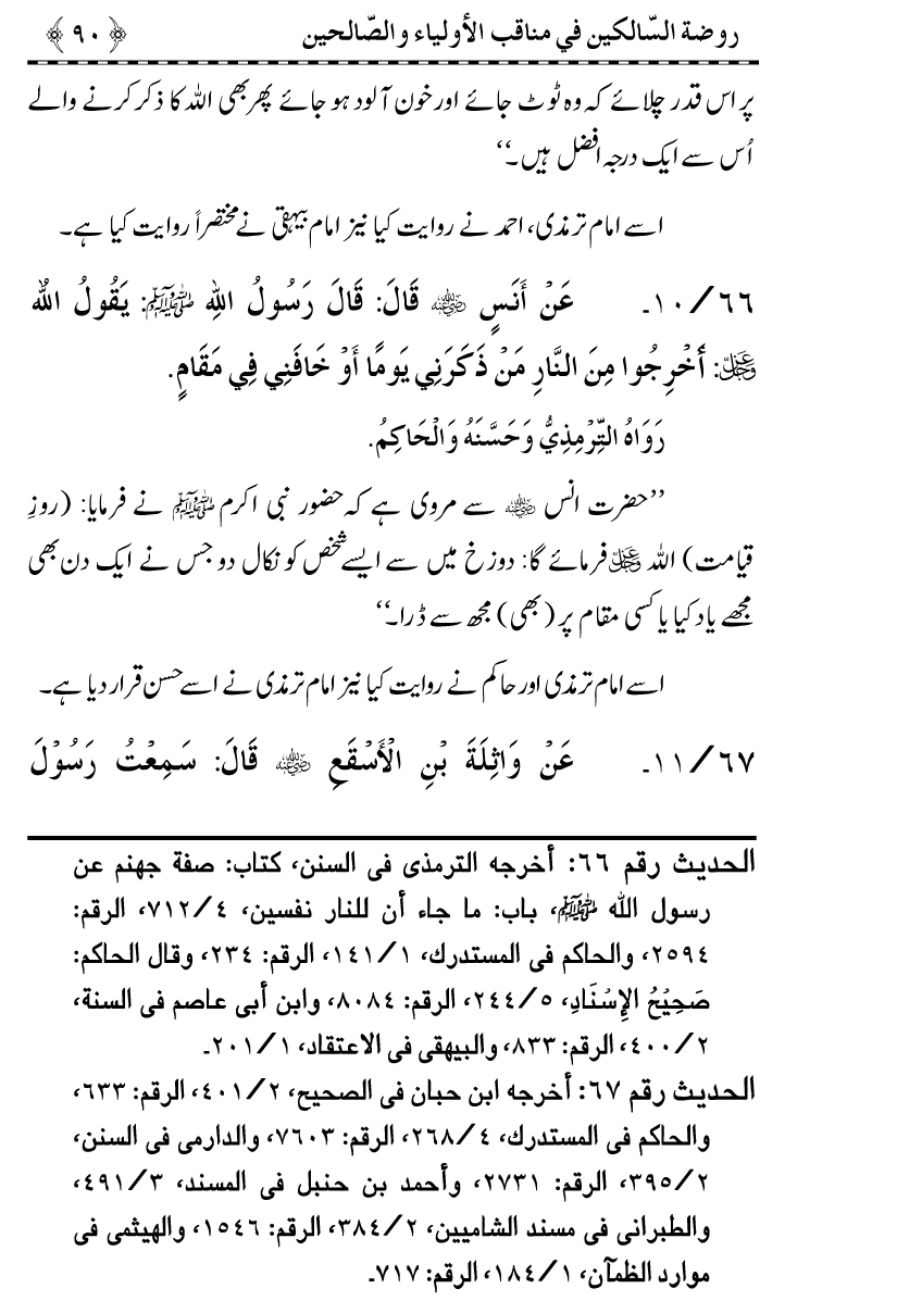 Awliya’ wa Salihin ke Faza’il-o-Manaqib