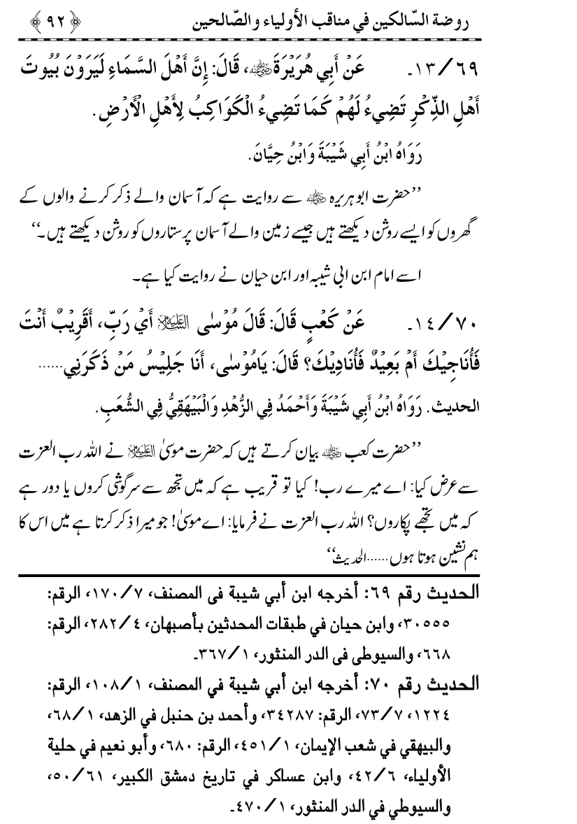 Awliya’ wa Salihin ke Faza’il-o-Manaqib