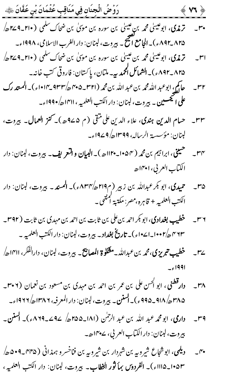 Sayyiduna Usman-e-Ghani (R.A.) ke Fazail-o-Manaqib