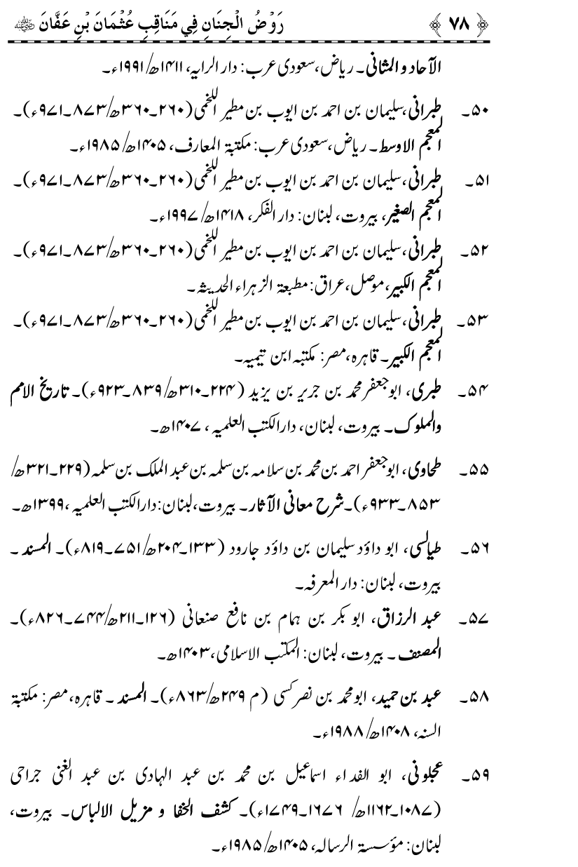 Sayyiduna Usman-e-Ghani (R.A.) ke Fazail-o-Manaqib