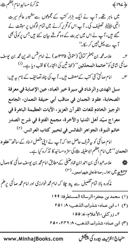 Tazkira-e-Masanid-e-Imam A‘zam (R.A.)