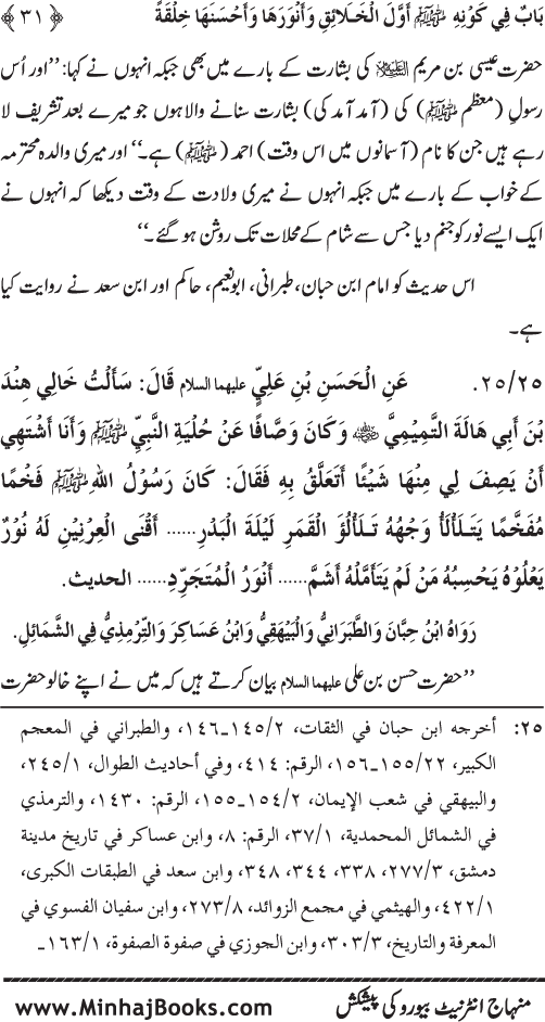 Huzur (PBUH) ka Sharaf-e-Nubuwwat awr Awwaliyyat-e-Khilqat