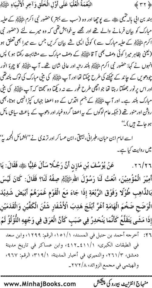 Huzur (PBUH) ka Sharaf-e-Nubuwwat awr Awwaliyyat-e-Khilqat