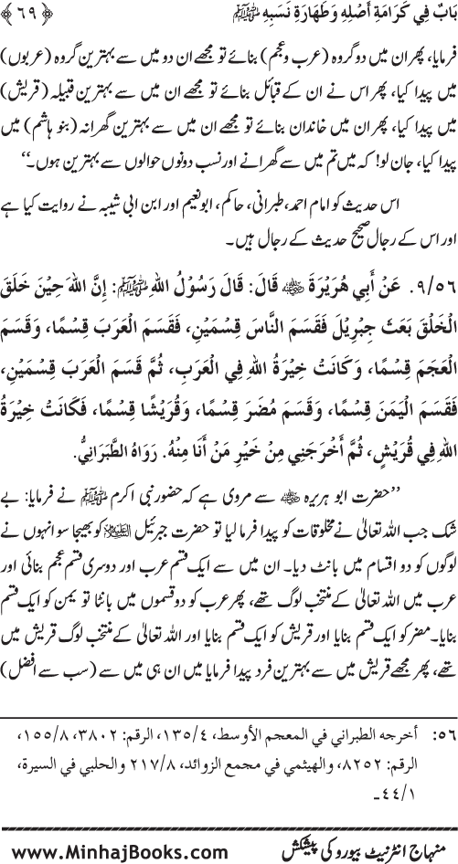 Huzur (PBUH) ka Sharaf-e-Nubuwwat awr Awwaliyyat-e-Khilqat