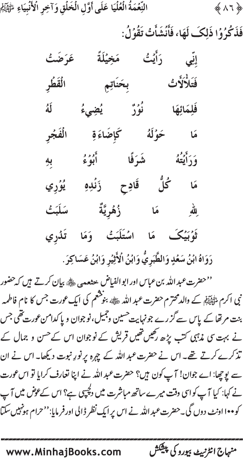 Huzur (PBUH) ka Sharaf-e-Nubuwwat awr Awwaliyyat-e-Khilqat