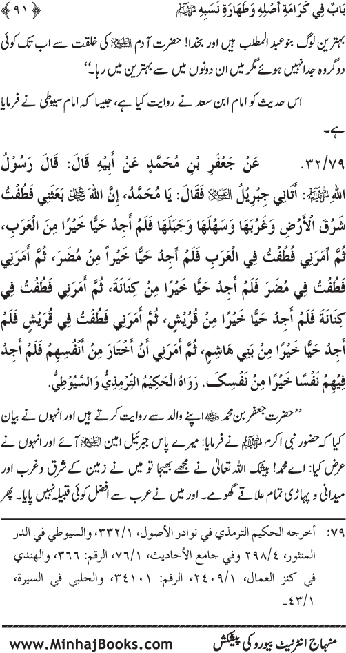 Huzur (PBUH) ka Sharaf-e-Nubuwwat awr Awwaliyyat-e-Khilqat