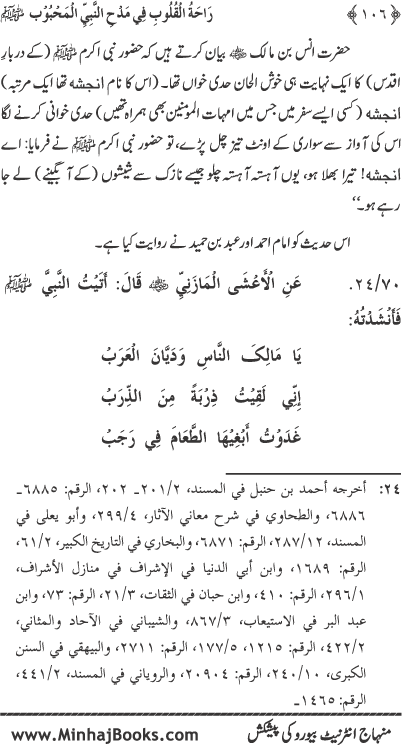 Midhat o Naat e Mustafa (PBUH) par Muntakhab Ayat-o-Ahadith