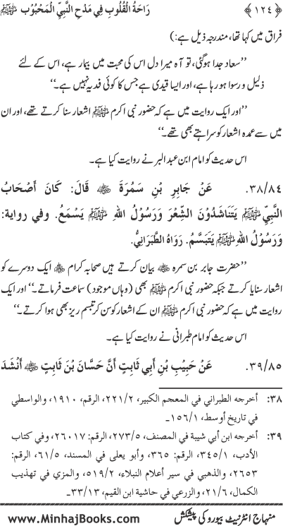 Midhat o Naat e Mustafa (PBUH) par Muntakhab Ayat-o-Ahadith