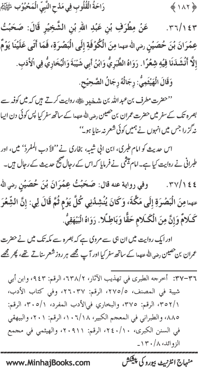 Midhat o Naat e Mustafa (PBUH) par Muntakhab Ayat-o-Ahadith