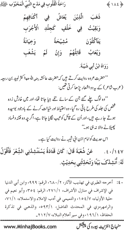 Midhat o Naat e Mustafa (PBUH) par Muntakhab Ayat-o-Ahadith