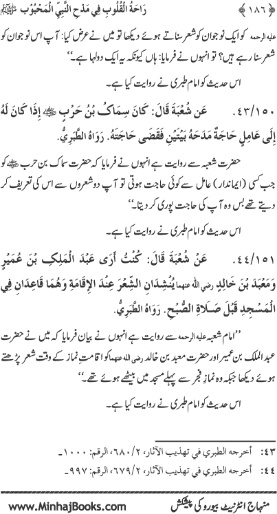 Midhat o Naat e Mustafa (PBUH) par Muntakhab Ayat-o-Ahadith