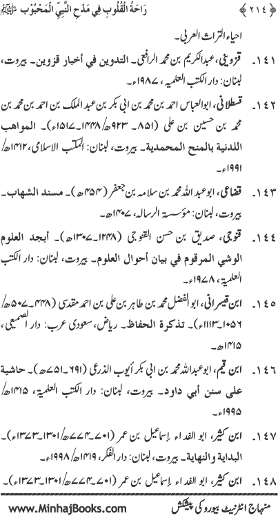 Midhat o Naat e Mustafa (PBUH) par Muntakhab Ayat-o-Ahadith