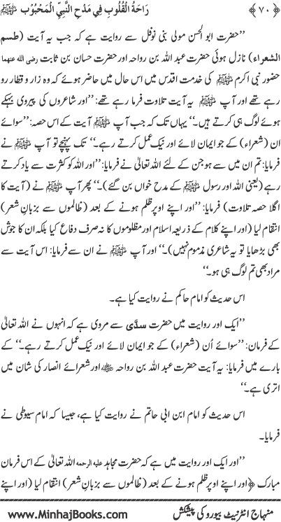 Midhat o Naat e Mustafa (PBUH) par Muntakhab Ayat-o-Ahadith