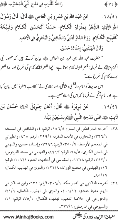 Midhat o Naat e Mustafa (PBUH) par Muntakhab Ayat-o-Ahadith