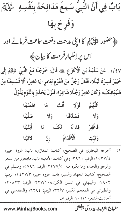 Midhat o Naat e Mustafa (PBUH) par Muntakhab Ayat-o-Ahadith