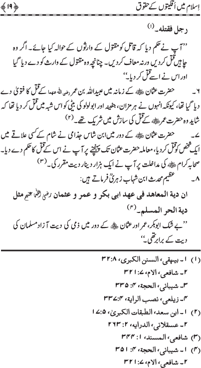 Islam main Aqliyyaton ke Huquq