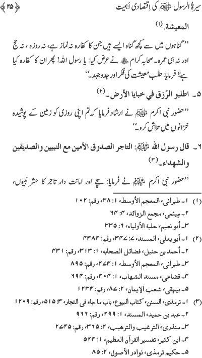 Sira al-Rasul (PBUH) ki Iqtisadi Ahamiyyat