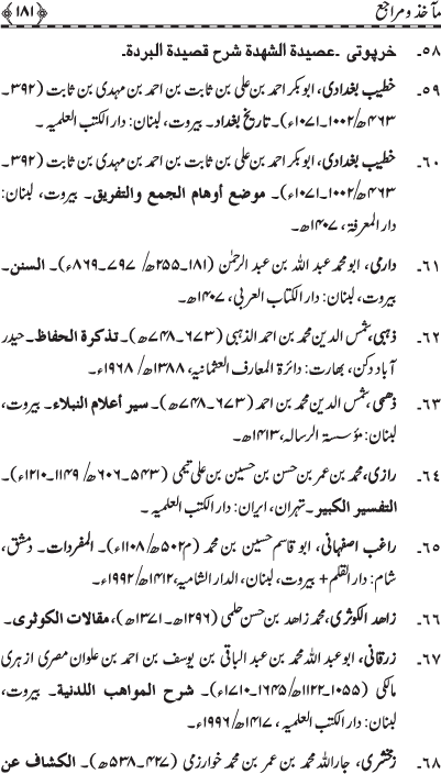 Tabarruk ki Shar‘i Haysiyyat