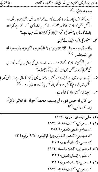 Tabarruk ki Shar‘i Haysiyyat