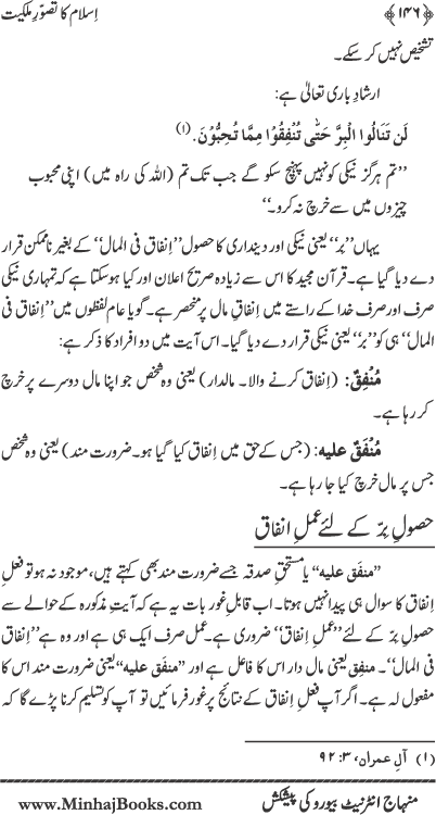 Islam ka Tasawwur-e-Milkiyyat