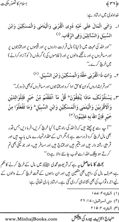 Islam ka Tasawwur-e-Milkiyyat