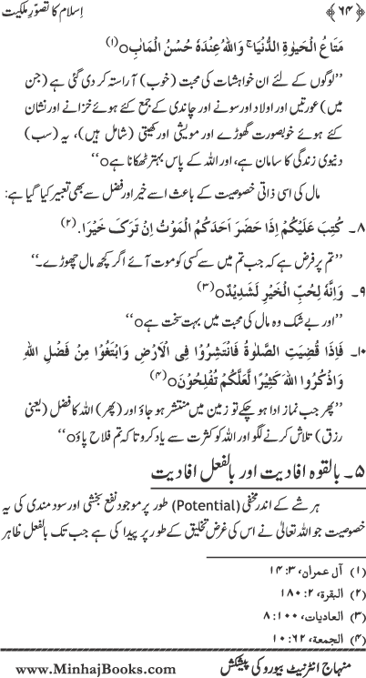 Islam ka Tasawwur-e-Milkiyyat