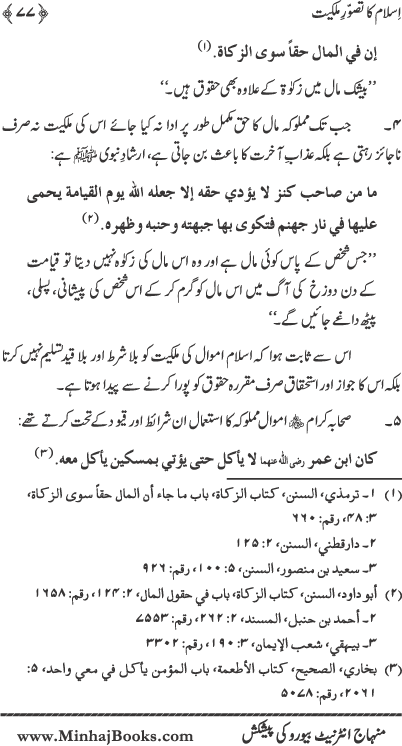 Islam ka Tasawwur-e-Milkiyyat