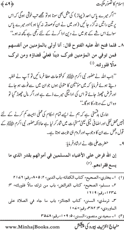 Islam ka Tasawwur-e-Milkiyyat