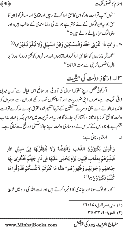 Islam ka Tasawwur-e-Milkiyyat