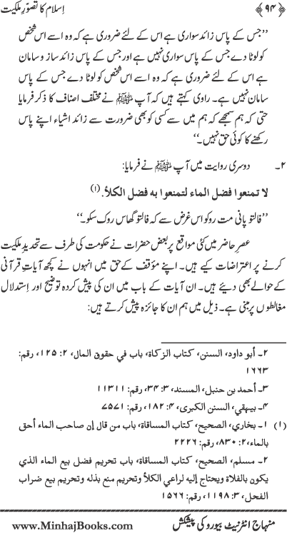 Islam ka Tasawwur-e-Milkiyyat